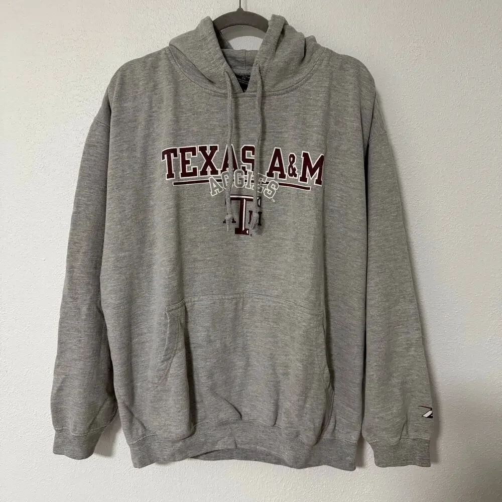 Pro Player Texas A&M Aggies Men's Gray Pullover Hoodie Size 2XL
